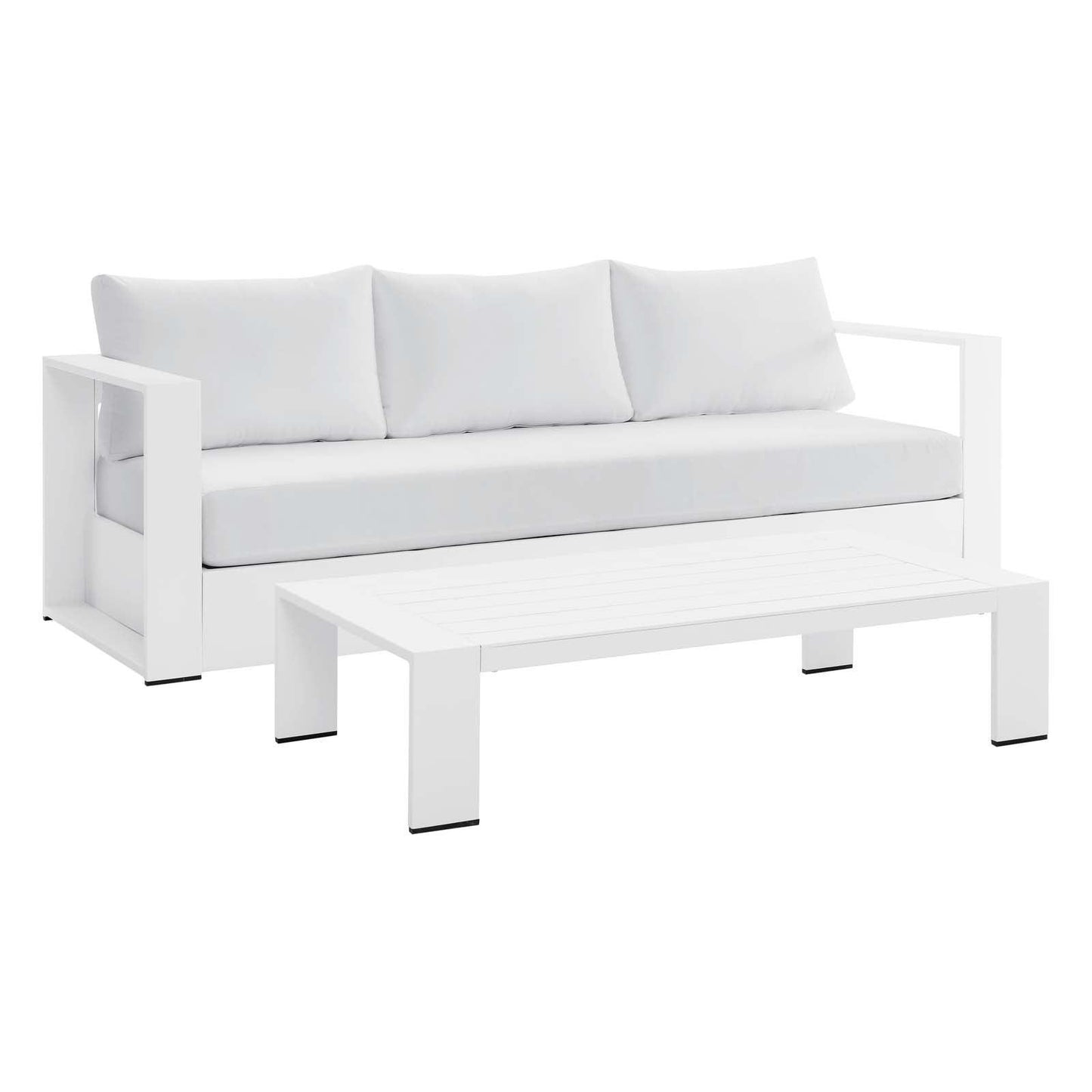 Modway Tahoe Outdoor Patio Powder-Coated Aluminum 2-Piece Set FredCo