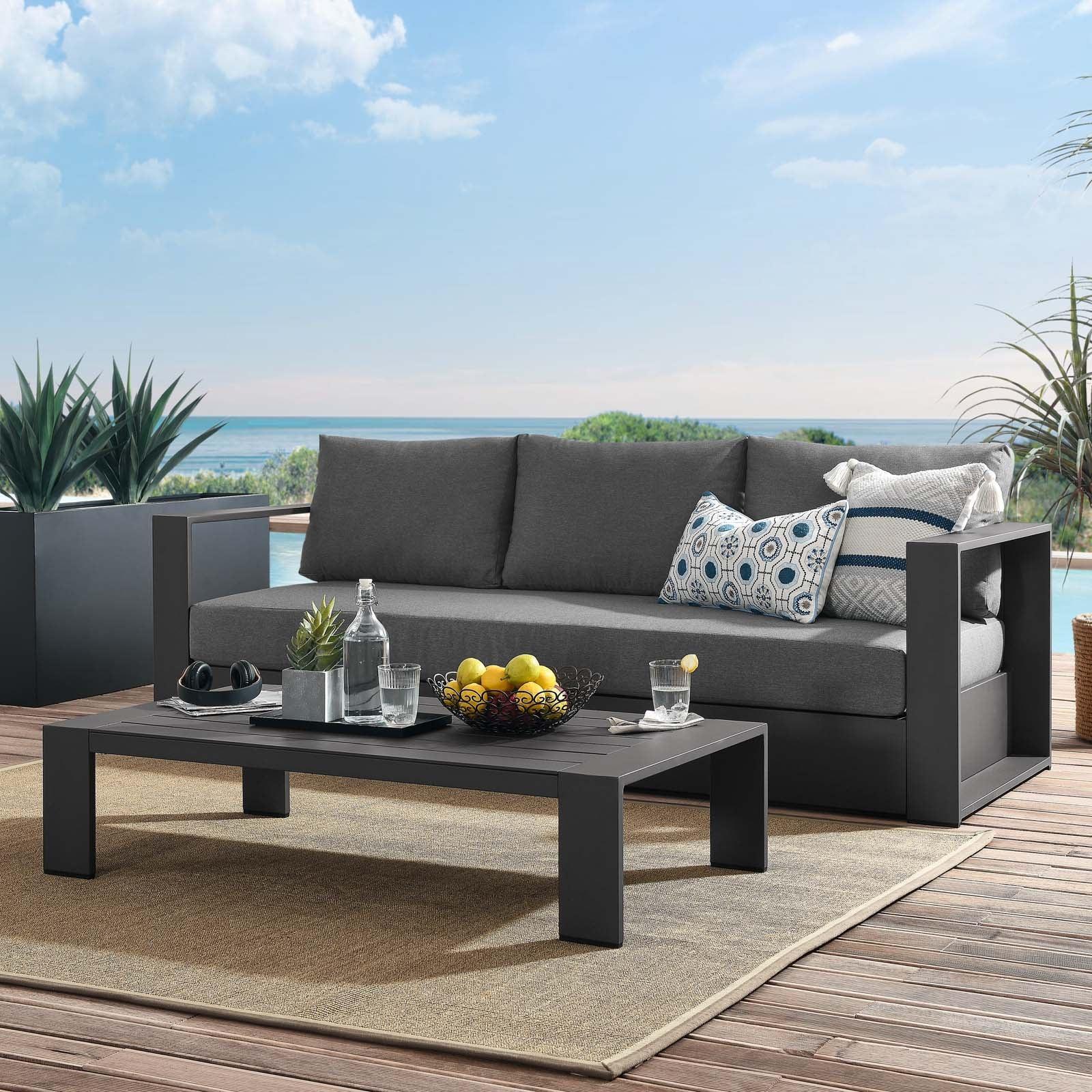 Modway Tahoe Outdoor Patio Powder-Coated Aluminum 2-Piece Set FredCo