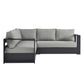 Modway Tahoe Outdoor Patio Powder-Coated Aluminum 3-Piece Sectional Sofa Set FredCo