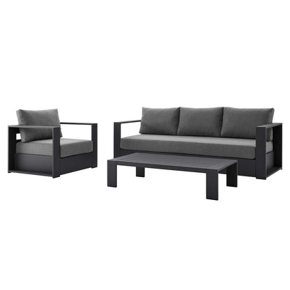 Modway Tahoe Outdoor Patio Powder-Coated Aluminum 3-Piece Set FredCo
