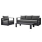 Modway Tahoe Outdoor Patio Powder-Coated Aluminum 3-Piece Set FredCo