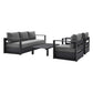 Modway Tahoe Outdoor Patio Powder-Coated Aluminum 4-Piece Set FredCo