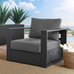 Modway Tahoe Outdoor Patio Powder-Coated Aluminum Armchair FredCo