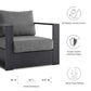 Modway Tahoe Outdoor Patio Powder-Coated Aluminum Armchair FredCo