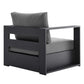 Modway Tahoe Outdoor Patio Powder-Coated Aluminum Armchair FredCo
