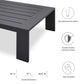 Modway Tahoe Outdoor Patio Powder-Coated Aluminum Coffee Table FredCo