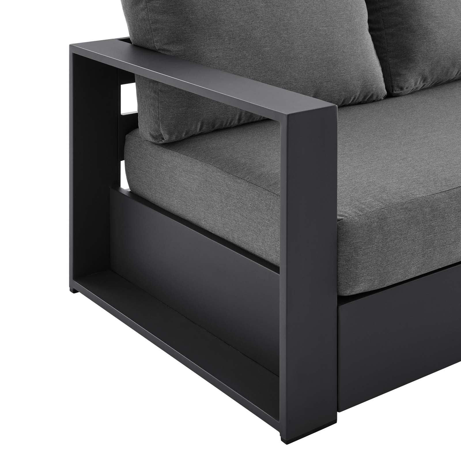 Modway Tahoe Outdoor Patio Powder-Coated Aluminum Sofa FredCo