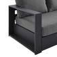 Modway Tahoe Outdoor Patio Powder-Coated Aluminum Sofa FredCo