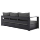 Modway Tahoe Outdoor Patio Powder-Coated Aluminum Sofa FredCo