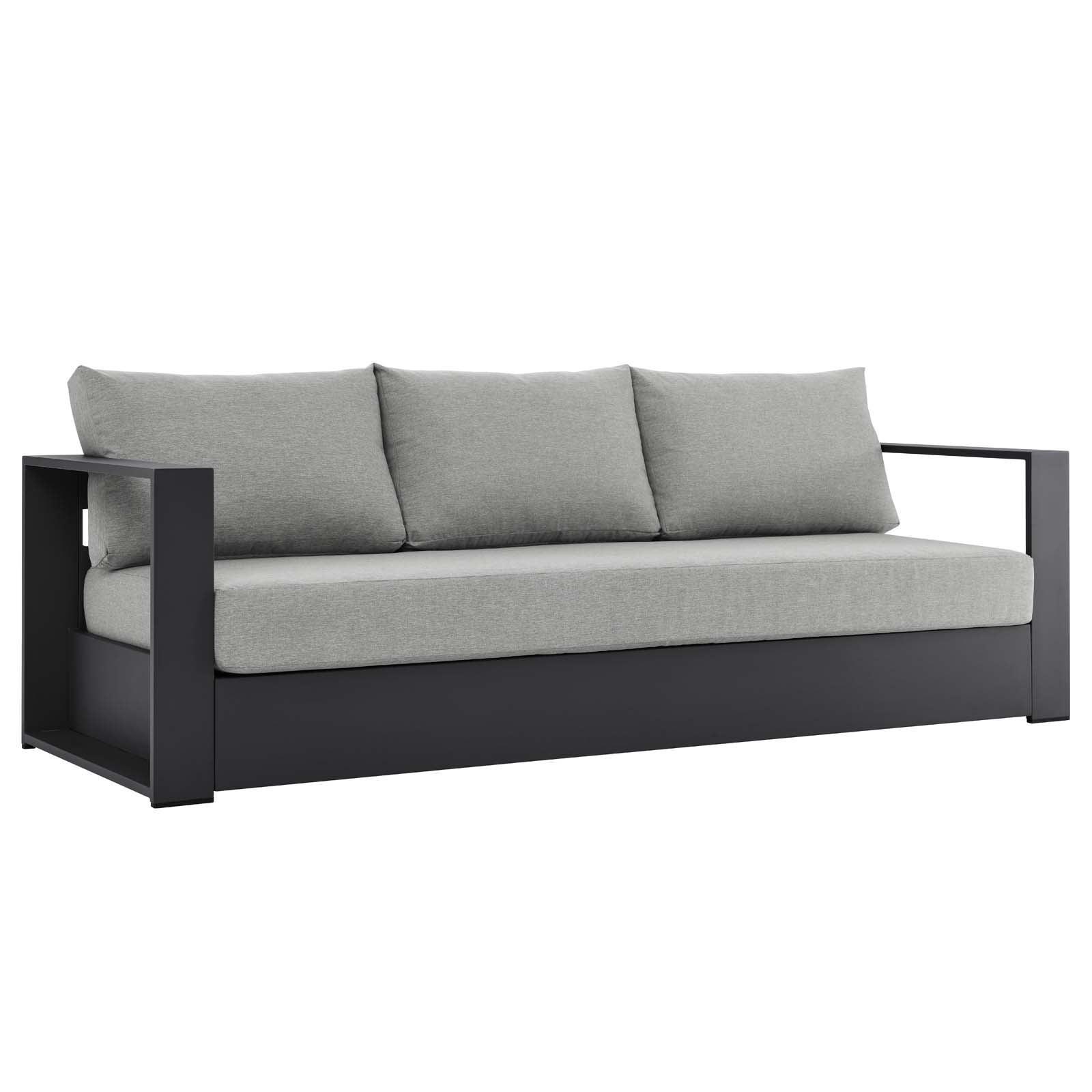 Modway Tahoe Outdoor Patio Powder-Coated Aluminum Sofa FredCo