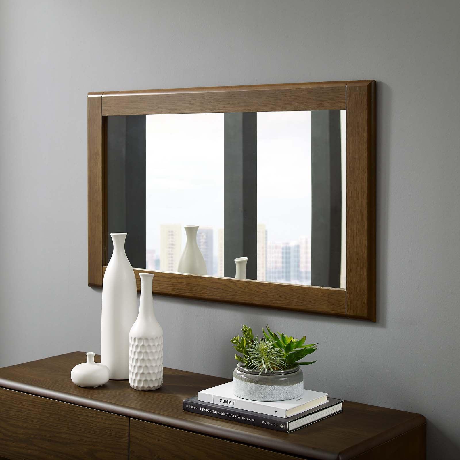Modway Talwyn Wood Frame Mirror FredCo