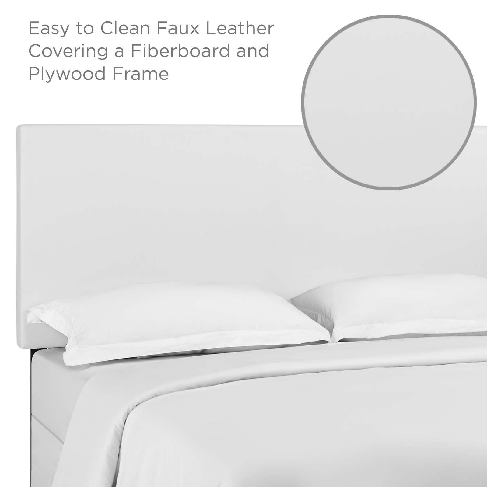 Modway Taylor King and California King Upholstered Faux Leather Headboard FredCo