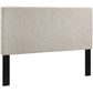 Modway Taylor King and California King Upholstered Linen Fabric Headboard FredCo