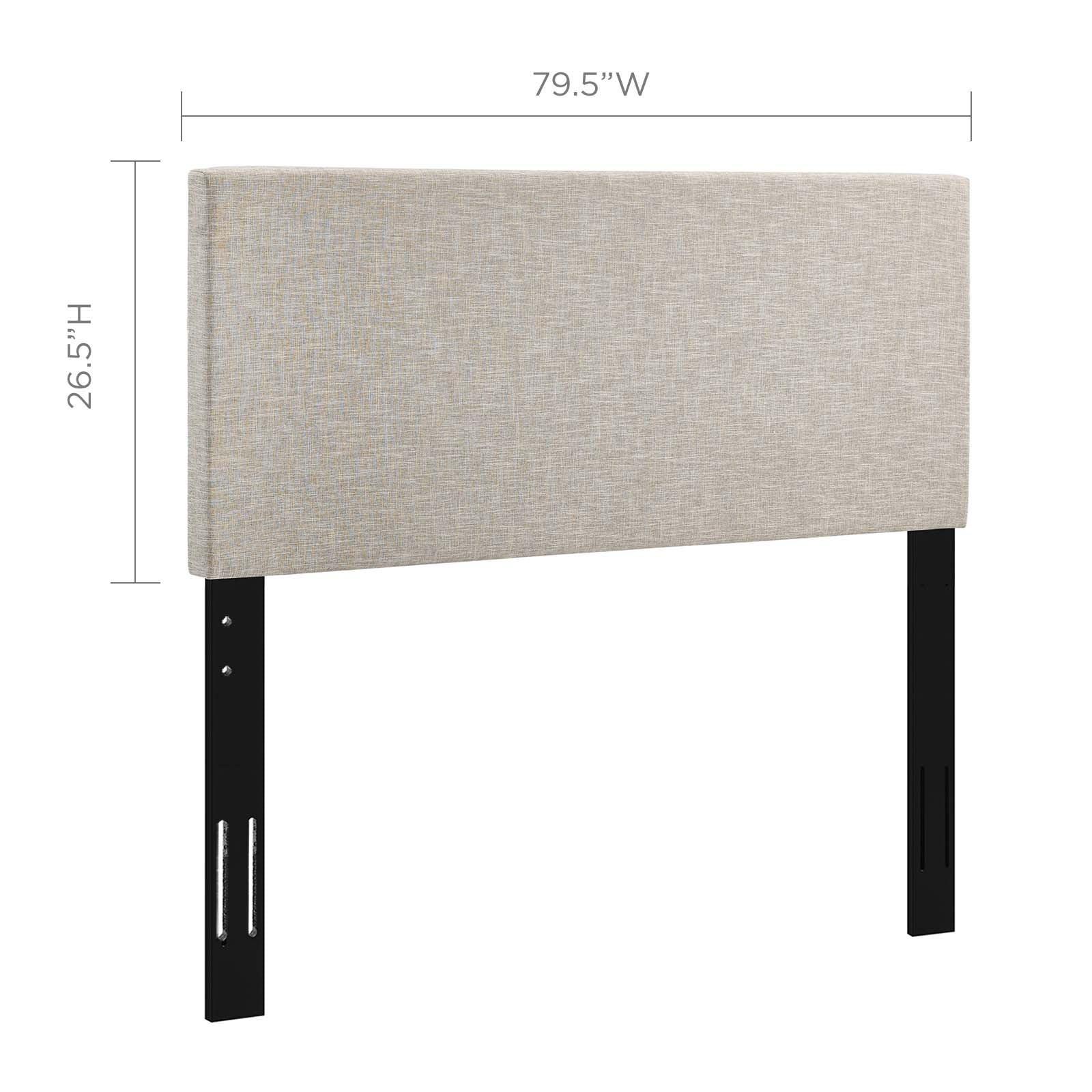 Modway Taylor King and California King Upholstered Linen Fabric Headboard FredCo