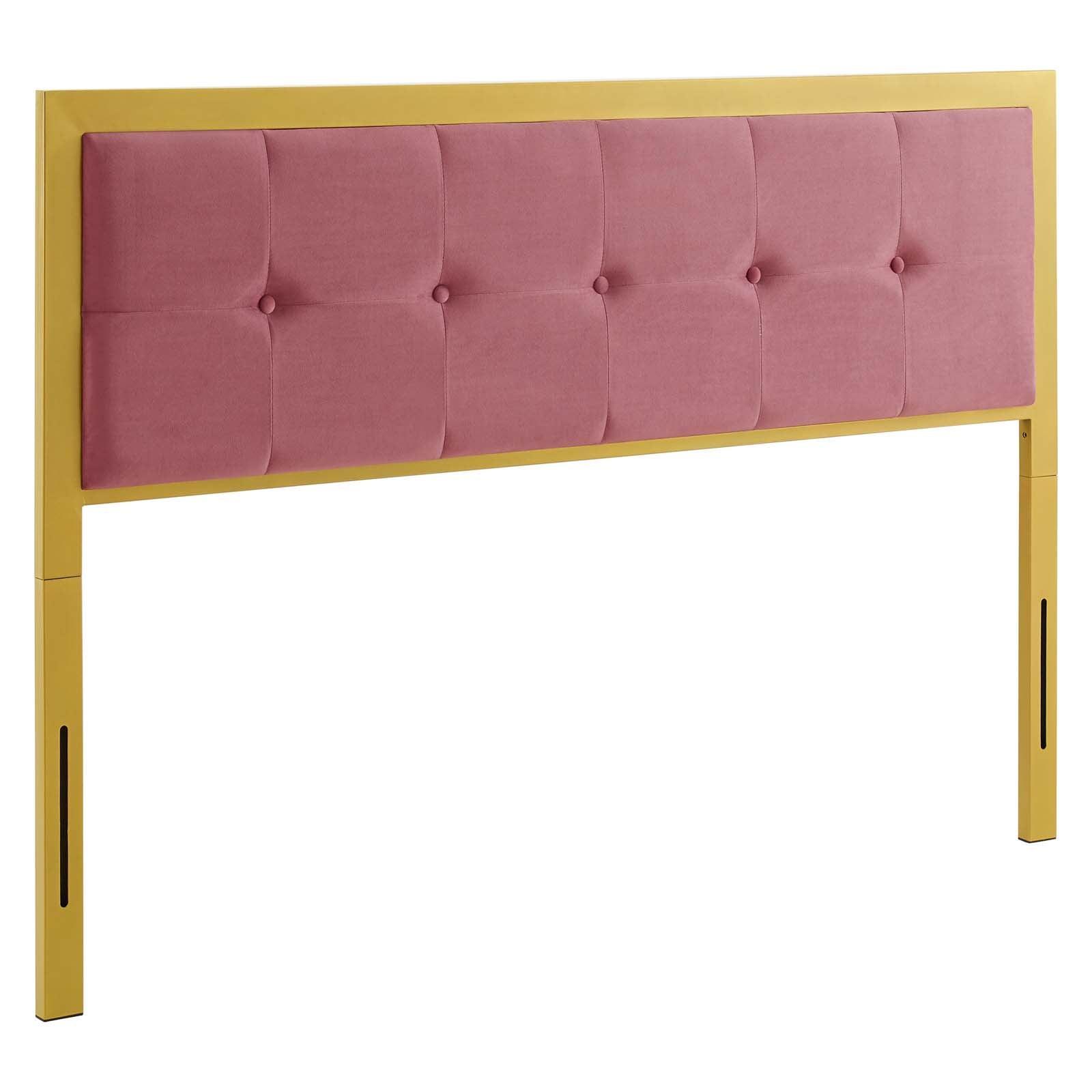 Modway Teagan Tufted Full Performance Velvet Headboard FredCo