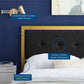 Modway Teagan Tufted King Performance Velvet Headboard FredCo