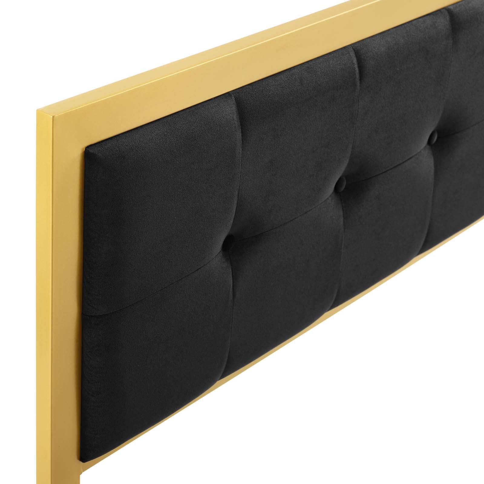 Modway Teagan Tufted Twin Performance Velvet Headboard FredCo