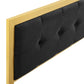 Modway Teagan Tufted Twin Performance Velvet Headboard FredCo