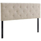 Modway Terisa Queen Upholstered Fabric Headboard FredCo