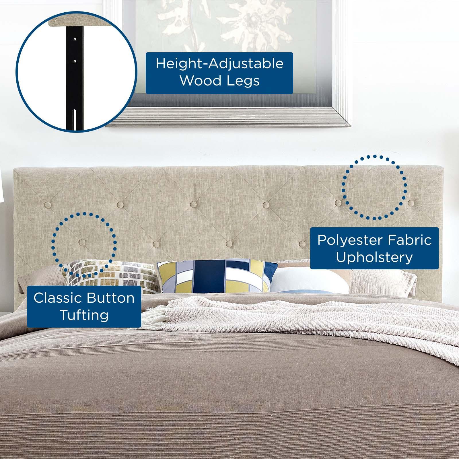 Modway Terisa Queen Upholstered Fabric Headboard FredCo