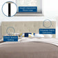 Modway Terisa Queen Upholstered Fabric Headboard FredCo