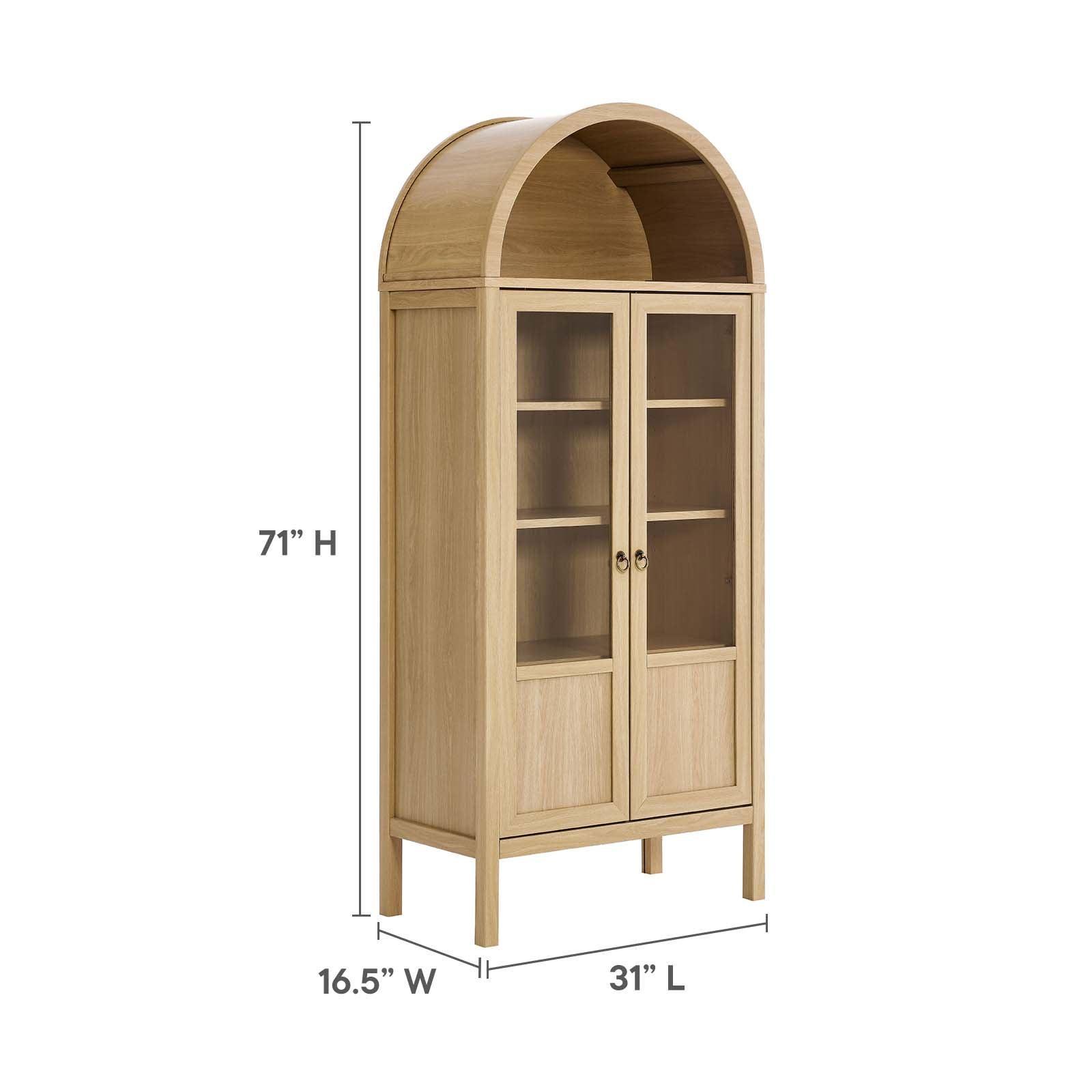 Modway Tessa Tall Storage Display Cabinet FredCo