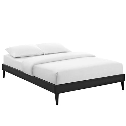 Modway Tessie Full Vinyl Bed Frame with Squared Tapered Legs FredCo