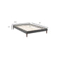 Modway Tessie King Fabric Bed Frame with Squared Tapered Legs FredCo