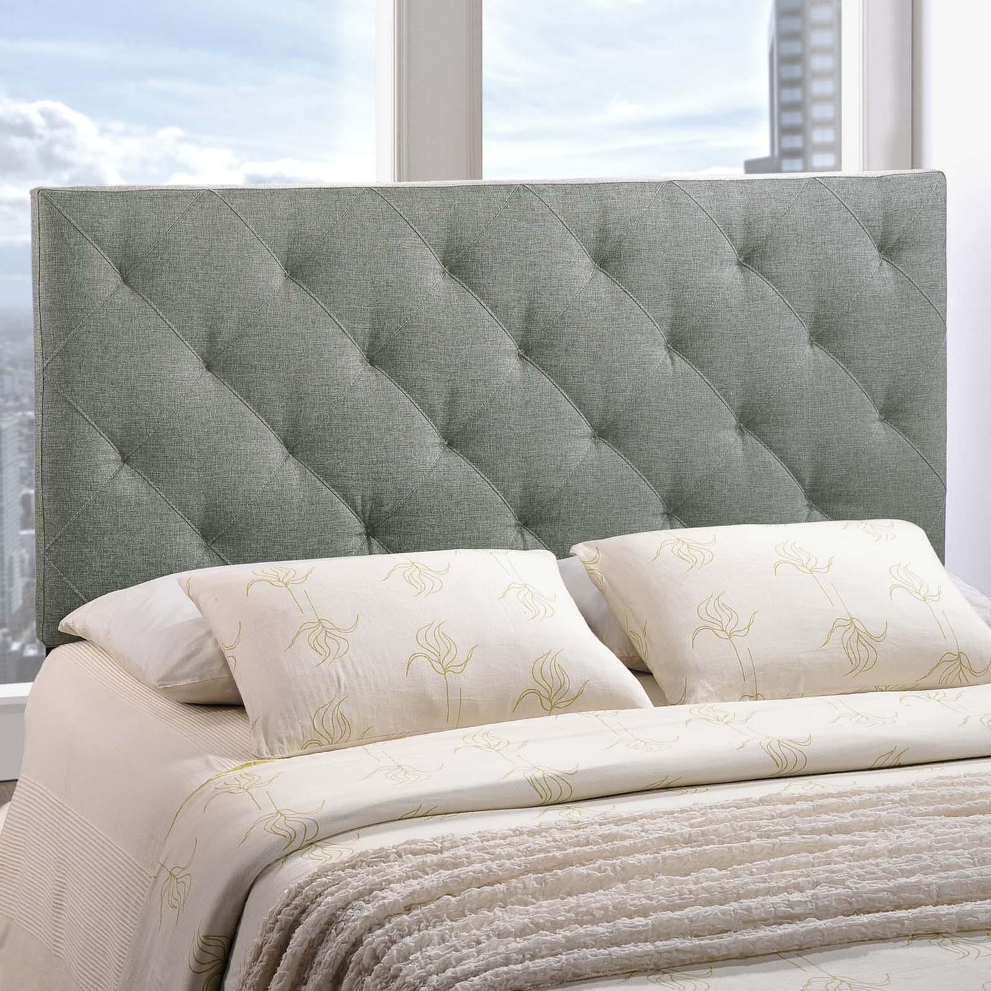 Modway Theodore Full Upholstered Fabric Headboard FredCo