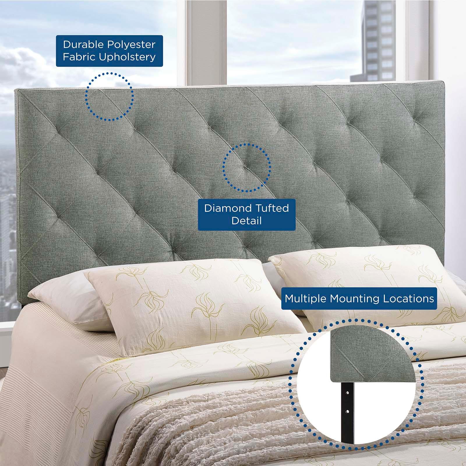 Modway Theodore Full Upholstered Fabric Headboard FredCo
