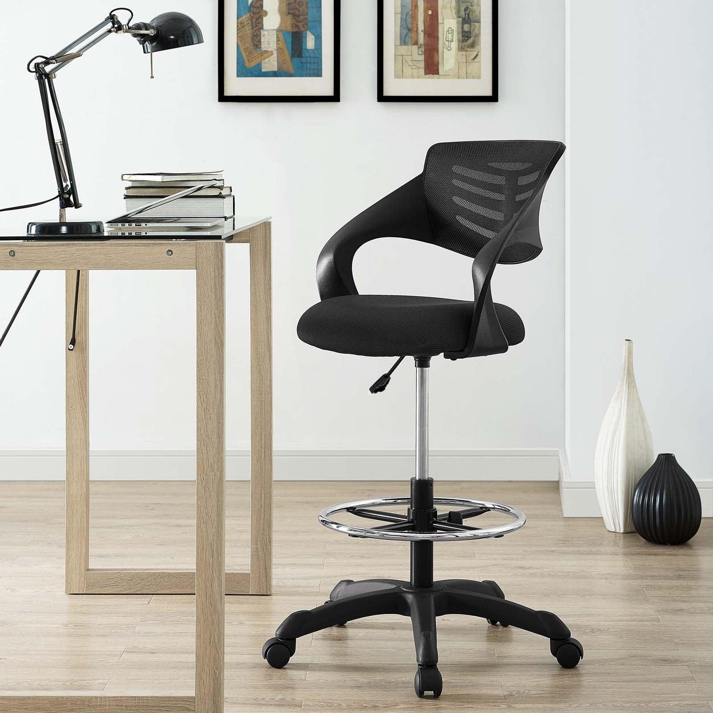 Modway Thrive Mesh Drafting Chair FredCo