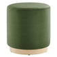 Modway Tilden 16" Round Performance Velvet Upholstered Ottoman FredCo