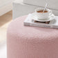 Modway Tilden 16" Round Sherpa Upholstered Ottoman FredCo