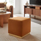 Modway Tilden 17" Square Performance Velvet Upholstered Ottoman FredCo