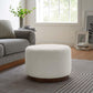 Modway Tilden Large 23" Round Boucle Upholstered Ottoman FredCo