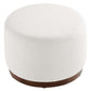 Modway Tilden Large 23" Round Boucle Upholstered Ottoman FredCo