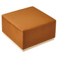 Modway Tilden Large 28" Square Performance Velvet Upholstered Ottoman FredCo