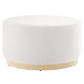 Modway Tilden Large 29" Round Performance Velvet Upholstered Ottoman FredCo