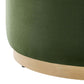 Modway Tilden Large 29" Round Performance Velvet Upholstered Ottoman FredCo