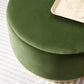 Modway Tilden Large 29" Round Performance Velvet Upholstered Ottoman FredCo
