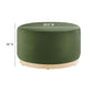 Modway Tilden Large 29" Round Performance Velvet Upholstered Ottoman FredCo