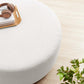 Modway Tilden Large 38" Round Boucle Upholstered Ottoman FredCo
