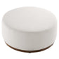 Modway Tilden Large 38" Round Boucle Upholstered Ottoman FredCo