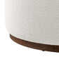 Modway Tilden Large 38" Round Boucle Upholstered Ottoman FredCo