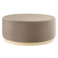 Modway Tilden Large 38" Round Performance Velvet Upholstered Ottoman FredCo