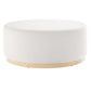 Modway Tilden Large 38" Round Performance Velvet Upholstered Ottoman FredCo