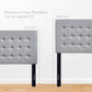 Modway Tinble Queen Upholstered Fabric Headboard FredCo