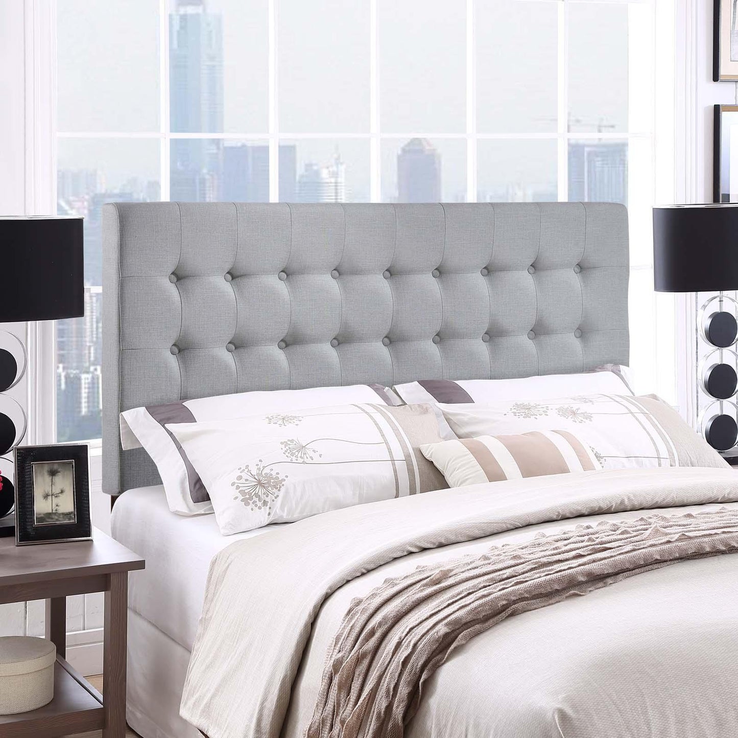 Modway Tinble Queen Upholstered Fabric Headboard FredCo