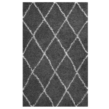 Modway Toryn Diamond Lattice Shag Area Rug FredCo