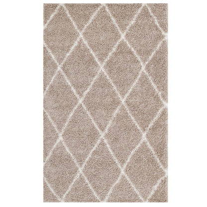 Modway Toryn Diamond Lattice Shag Area Rug FredCo